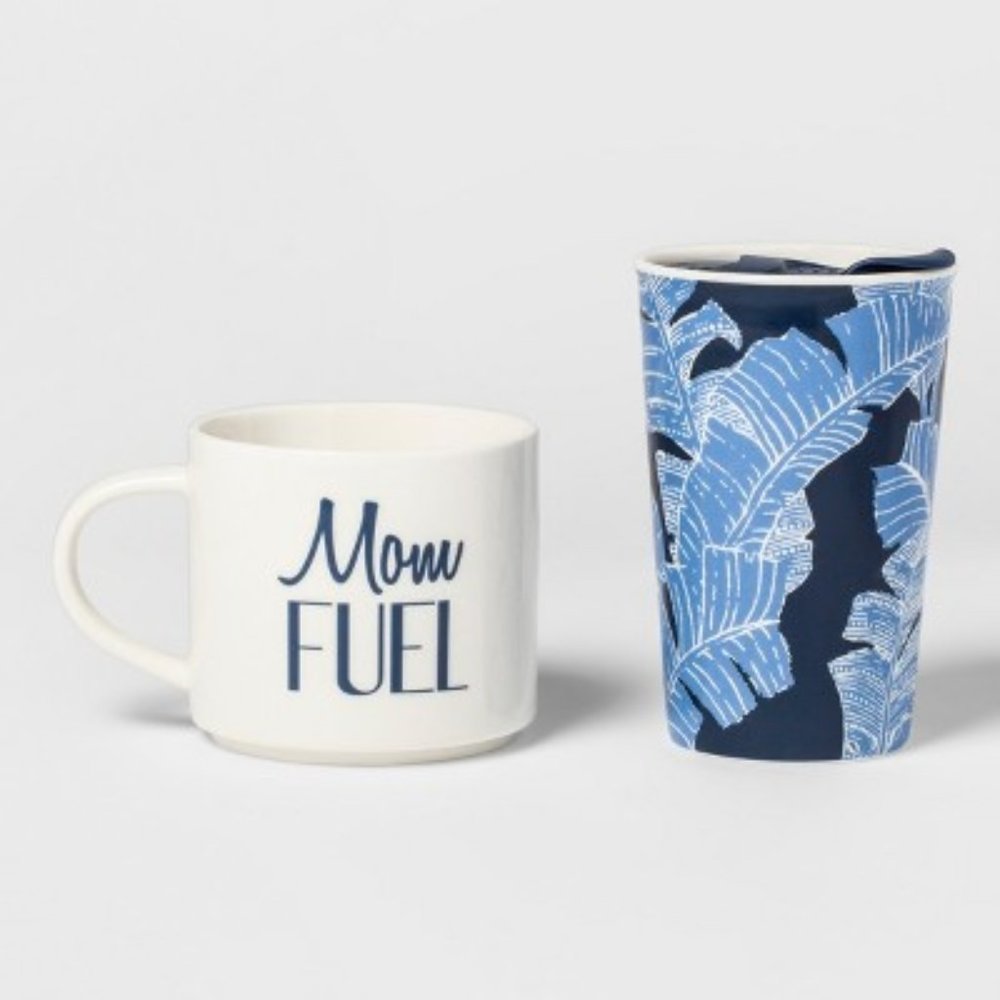 Threshold "mom Fuel" Traveler Mug Set